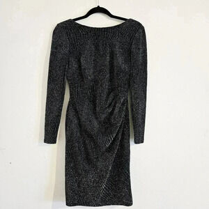 Lauren Ralph Lauren Ruched Metallic Boducon Dress